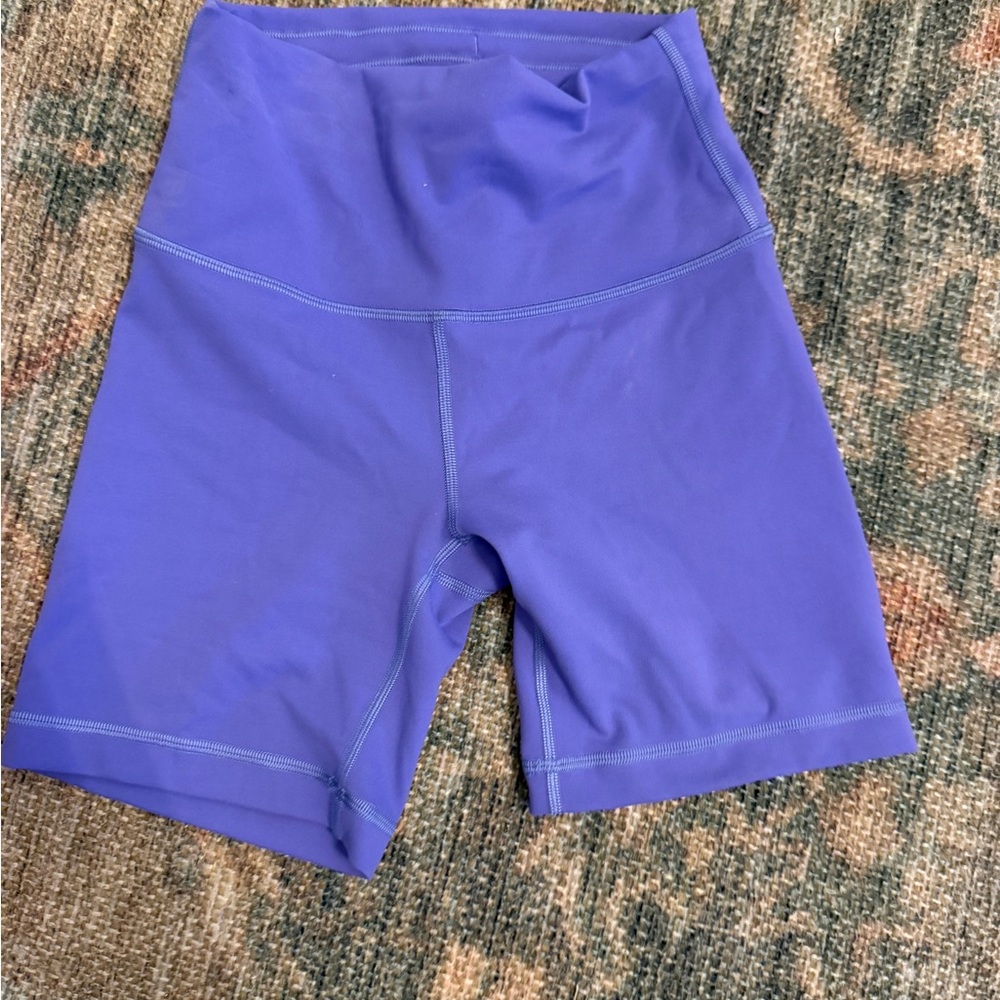 lululemon athletica Purple Women's Bike Shorts - Picture 2 of 3
